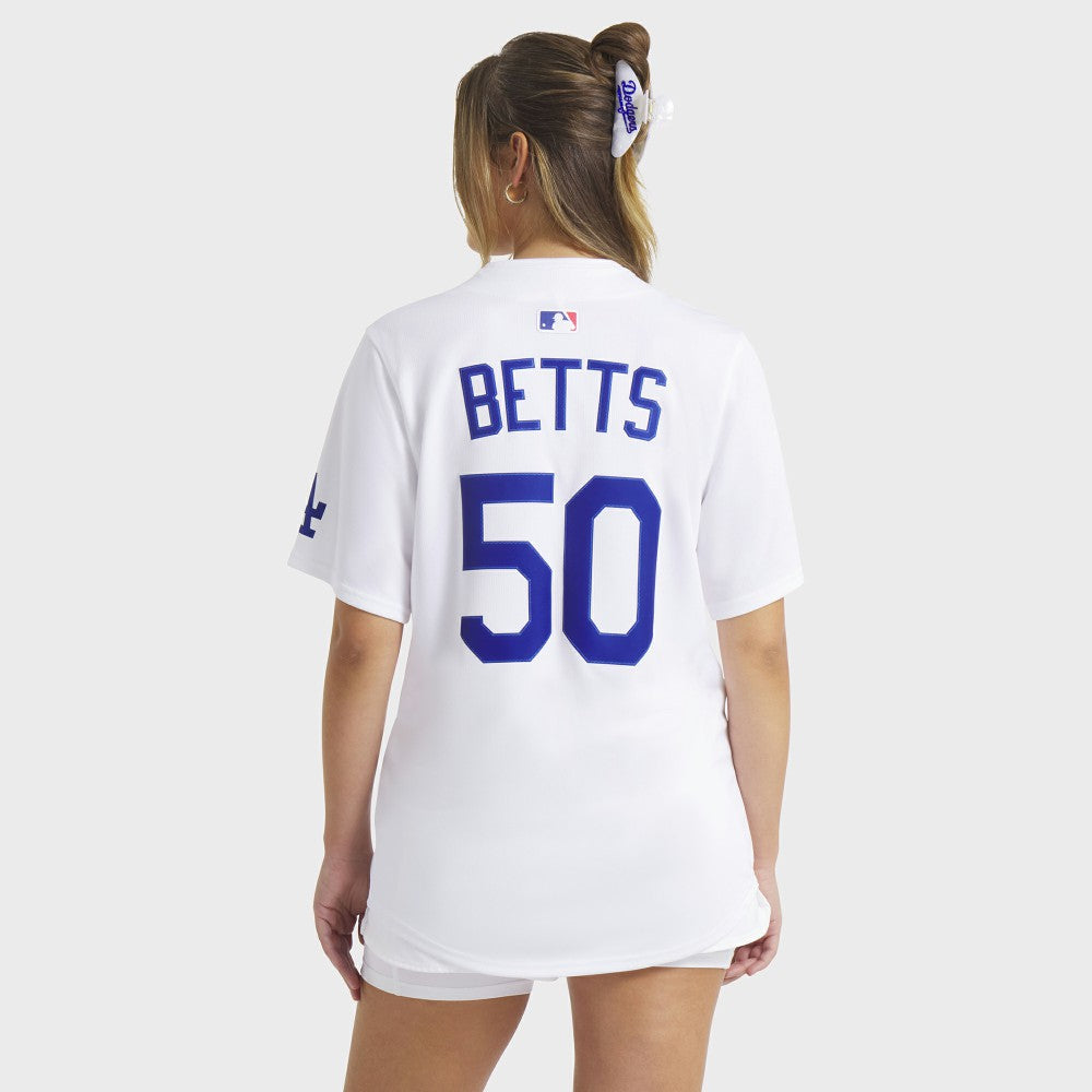 Mookie Betts Los Angeles Dodgers Women's Home Limited Player Jersey - White | Nike