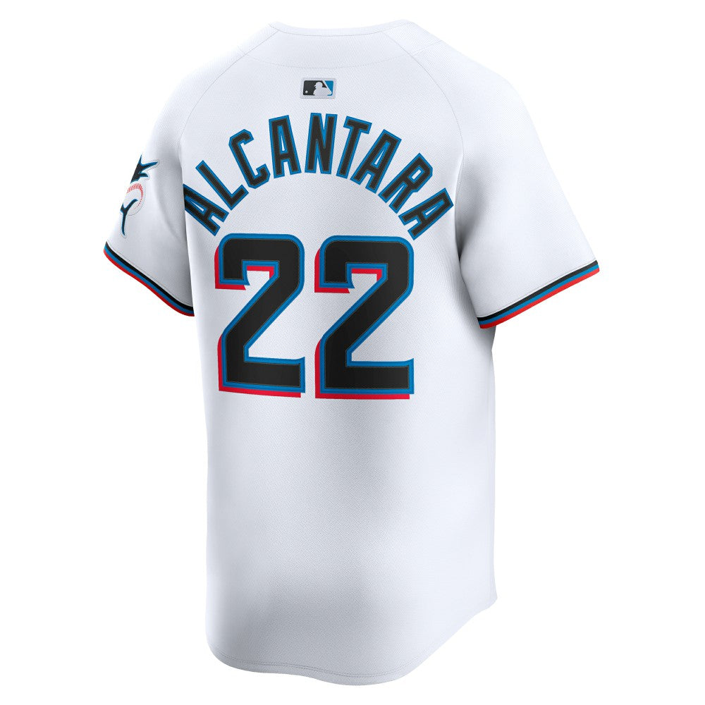 Sandy Alcantara Miami Marlins Home Limited Player Jersey - White | Nike