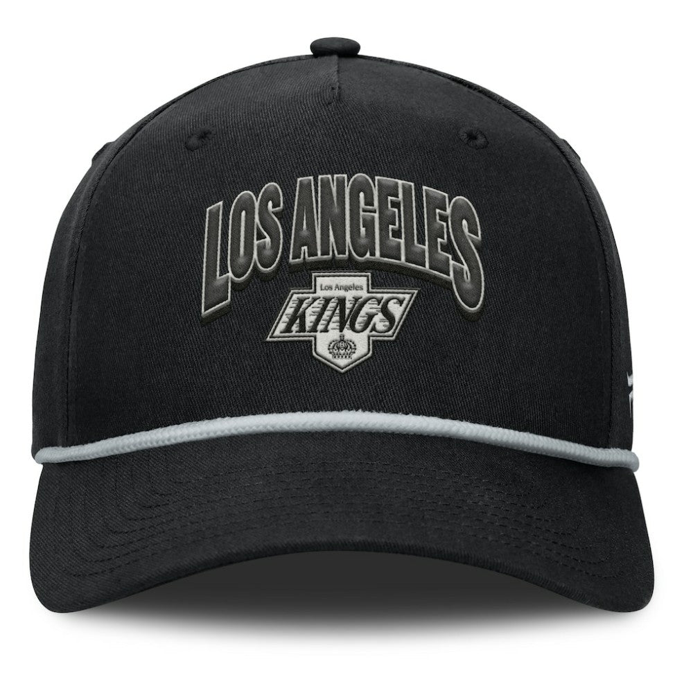 Los Angeles Kings Fanatics Decades Collection A-Frame Adjustable Hat Black