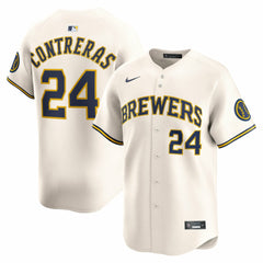 William Contreras Milwaukee Brewers Home Limited Player Jersey - Cream | Nike