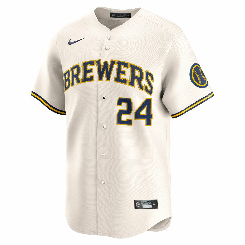 William Contreras Milwaukee Brewers Home Limited Player Jersey - Cream | Nike