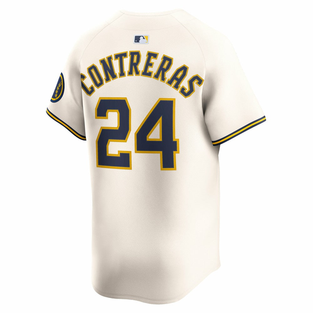 William Contreras Milwaukee Brewers Home Limited Player Jersey - Cream | Nike