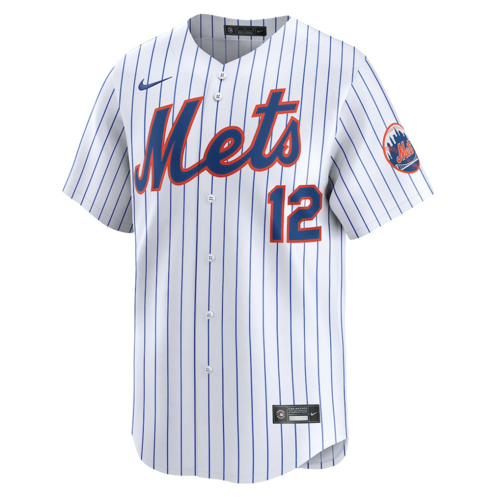 Francisco Lindor New York Mets Home Limited Jersey - White | Nike