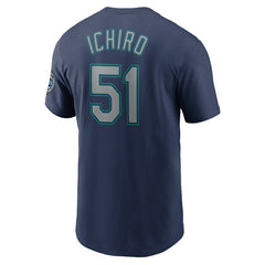 Ichiro Suzuki Seattle Mariners 2025 National Baseball Hall of Fame Name & Number T-Shirt - Navy | Nike