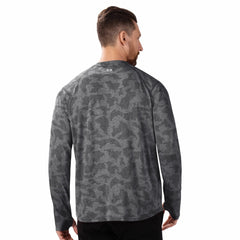 Detroit Lions MSX by Michael Strahan Performance Camo Long Sleeve T-Shirt - Black discount
