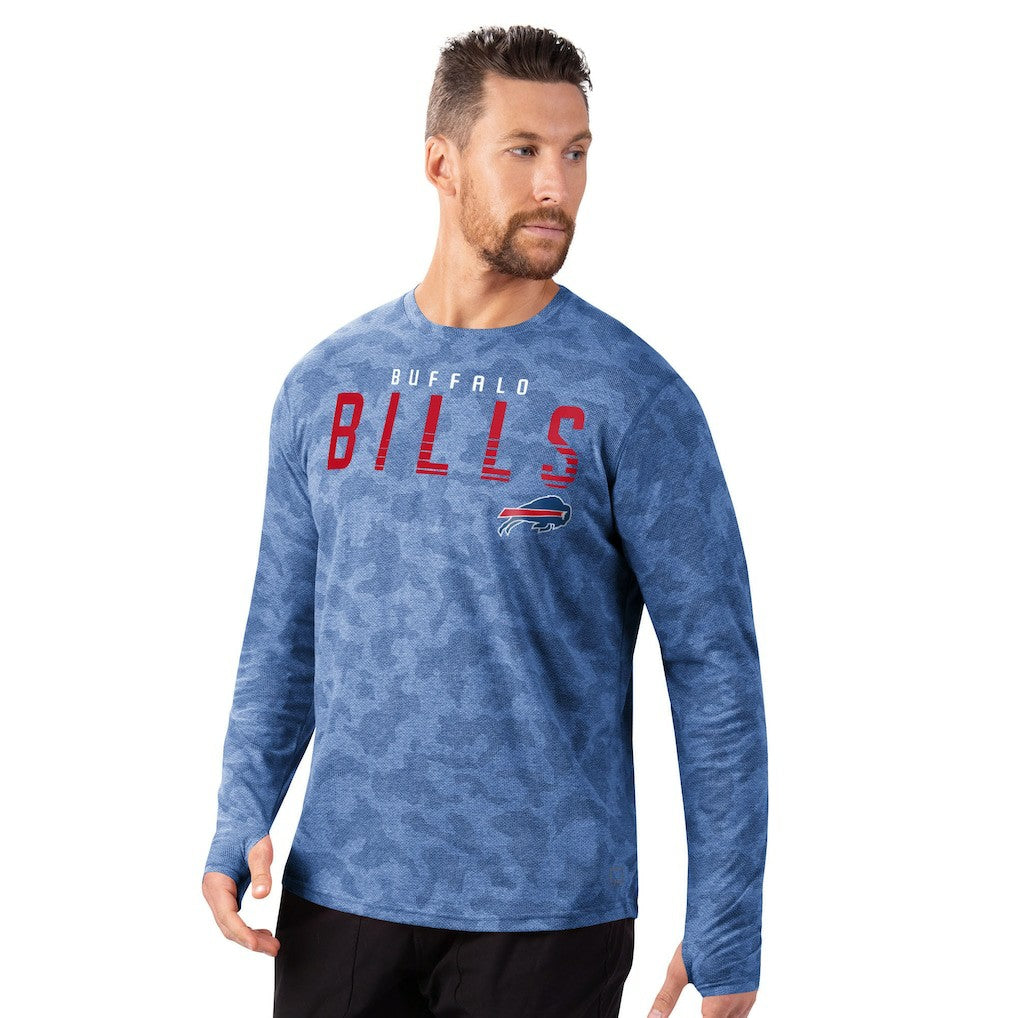 Buffalo Bills MSX by Michael Strahan Performance Camo Long Sleeve T-Shirt - Royal cheap