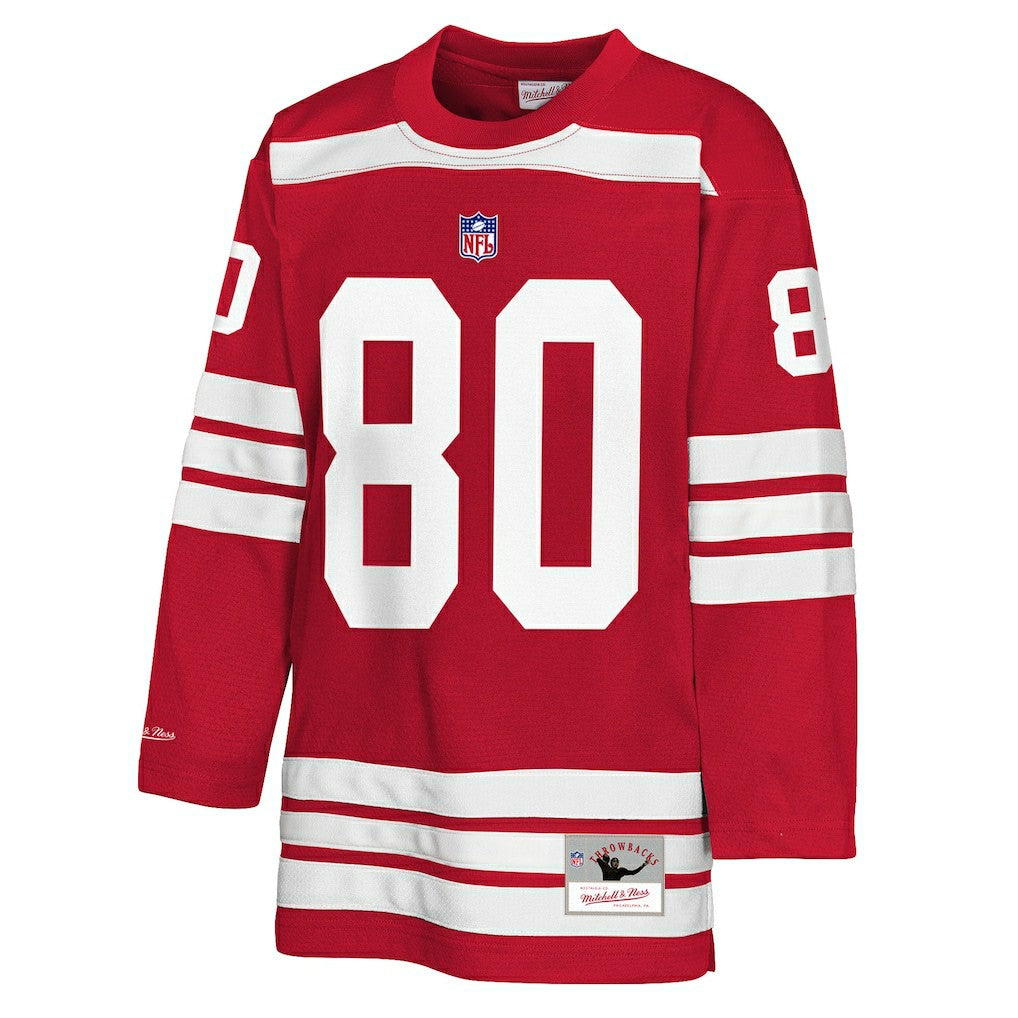 Jerry Rice San Francisco 49ers Youth Hockey Fashion Jersey - Scarlet online
