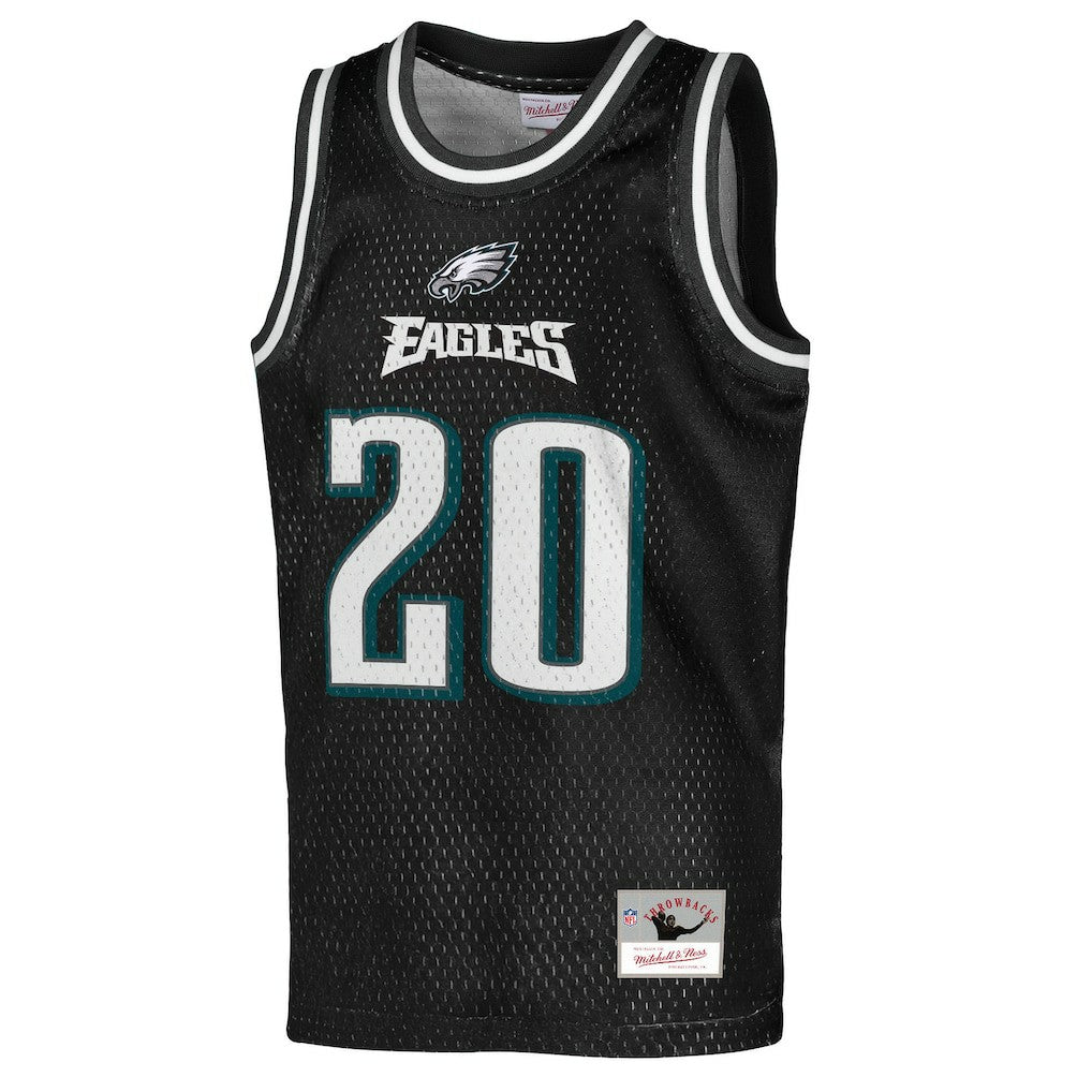 Brian Dawkins Philadelphia Eagles Youth Retired Player NFL Basketball Fashion Jersey - Black for sale