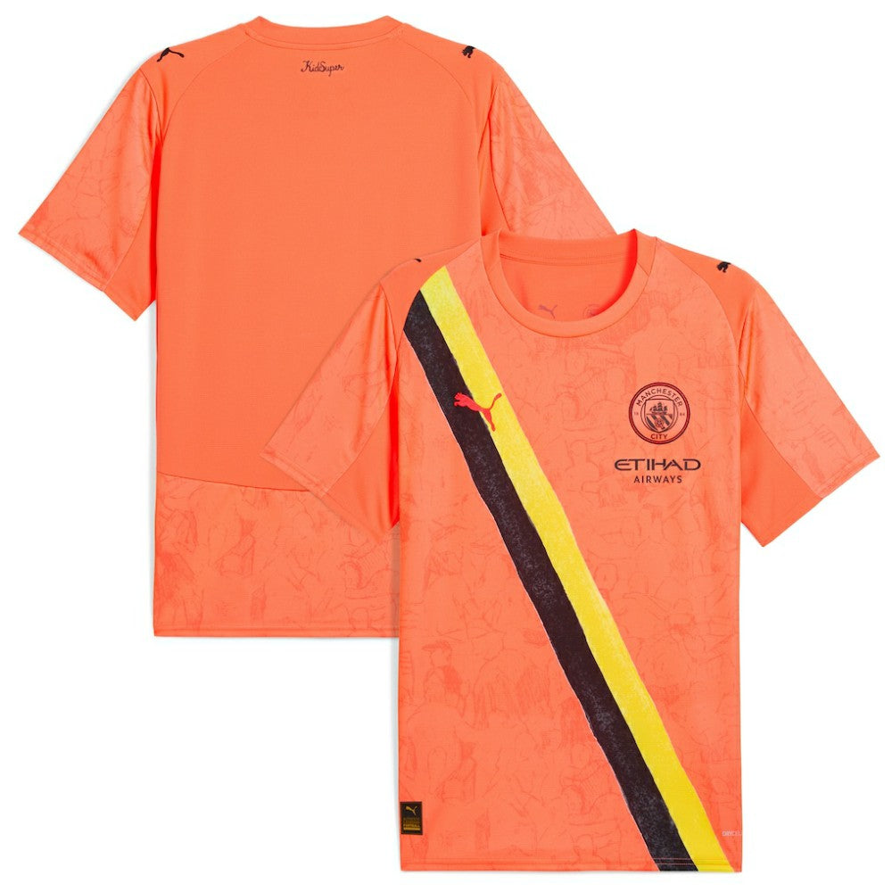 Manchester City x KidSuper 2025 FIFA Club World Cup Replica Jersey - Orange | Puma sale