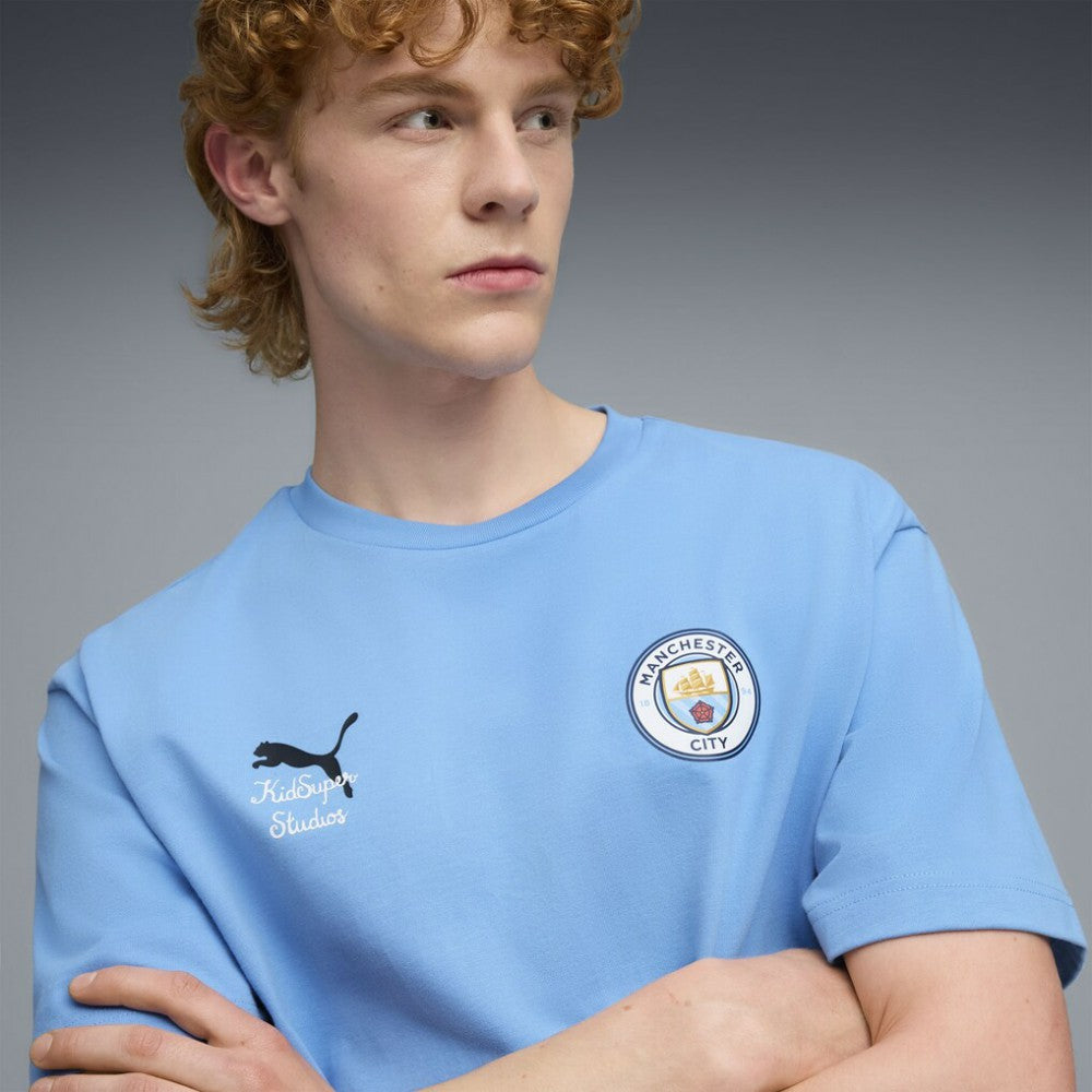 Manchester City x KidSuper 2025 FIFA Club World Cup Graphic T-Shirt - Light Blue | Puma sale