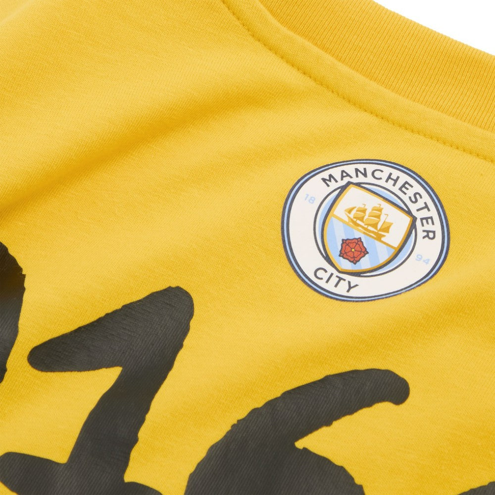 Manchester City 2025 FIFA Club World Cup Hoops T-Shirt - Yellow | Puma online
