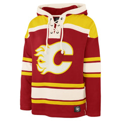 Calgary Flames '47 Superior Lacer Hoodie Red