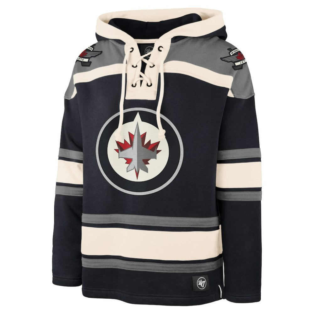Winnipeg Jets '47 Superior Lacer Hoodie Navy