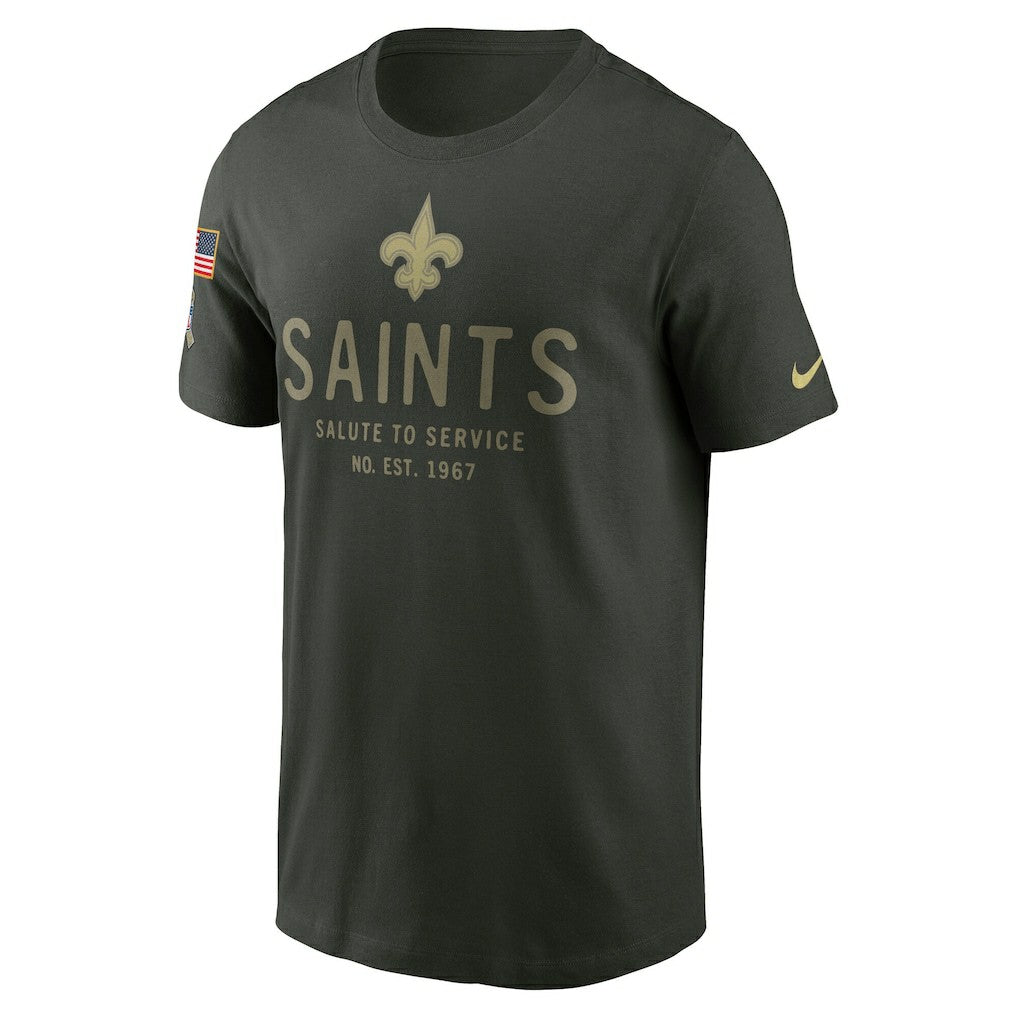 New Orleans Saints 2025 Salute to Service Sideline Primary Edge Dri-FIT T-Shirt - Forest Green | Nike online
