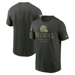 Cleveland Browns 2025 Salute to Service Sideline Primary Edge Dri-FIT T-Shirt - Forest Green | Nike discount