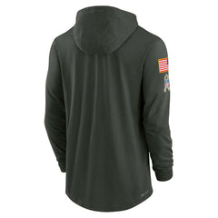 Cincinnati Bengals 2025 Salute to Service Sideline Dri-FIT Lightweight Hooded Pullover - Forest Green | Nike online