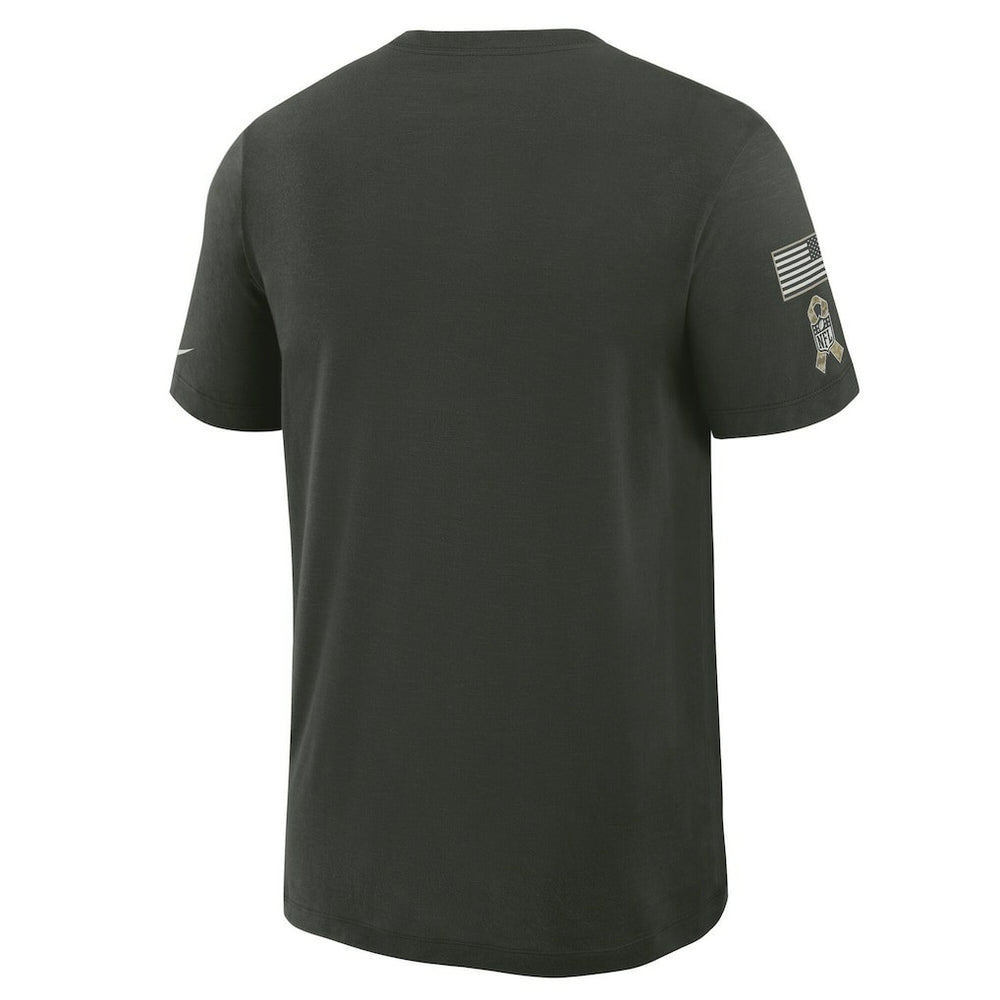 Las Vegas Raiders 2025 Salute to Service Sideline Slub Dri-FIT T-Shirt - Dark Green | Nike outlet