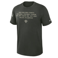 New Orleans Saints 2025 Salute to Service Sideline Slub Dri-FIT T-Shirt - Dark Green | Nike cheap