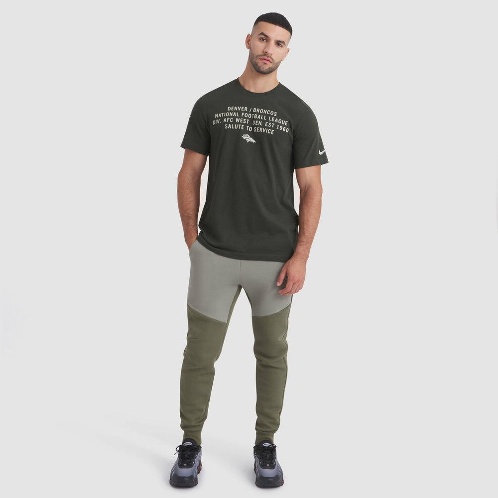 Denver Broncos 2025 Salute to Service Sideline Slub Dri-FIT T-Shirt - Forest Green | Nike discount