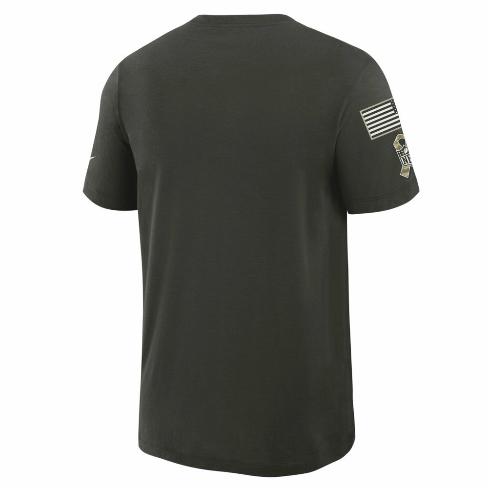 Green Bay Packers 2025 Salute to Service Sideline Slub Dri-FIT T-Shirt - Forest Green | Nike on sale