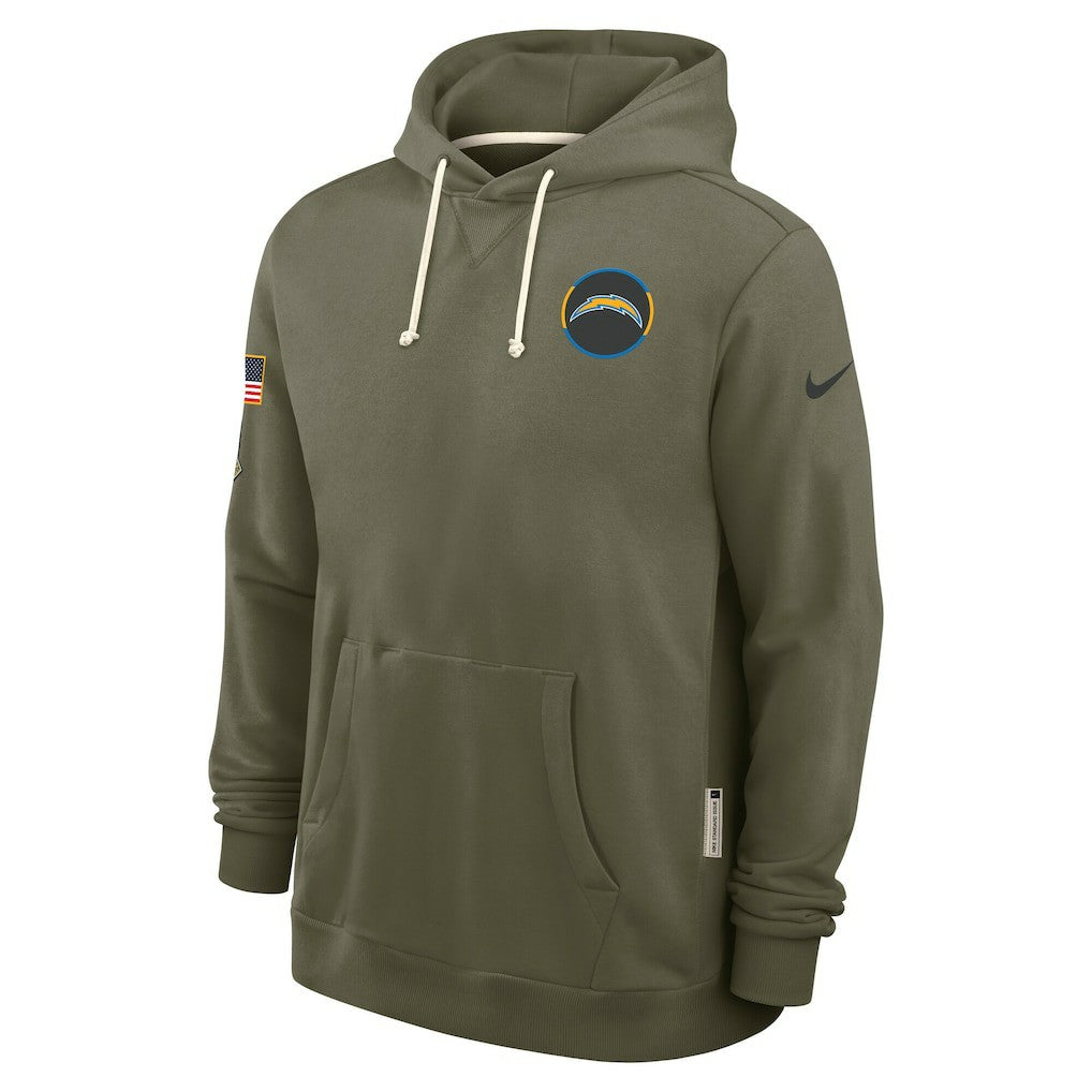 Los Angeles Chargers 2025 Salute to Service Sideline Standard Issue Dri-FIT Hoodie - Olive | Nike online
