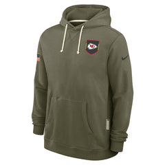 Kansas City Chiefs 2025 Salute to Service Sideline Standard Issue Dri-FIT Hoodie - Olive | Nike cheap