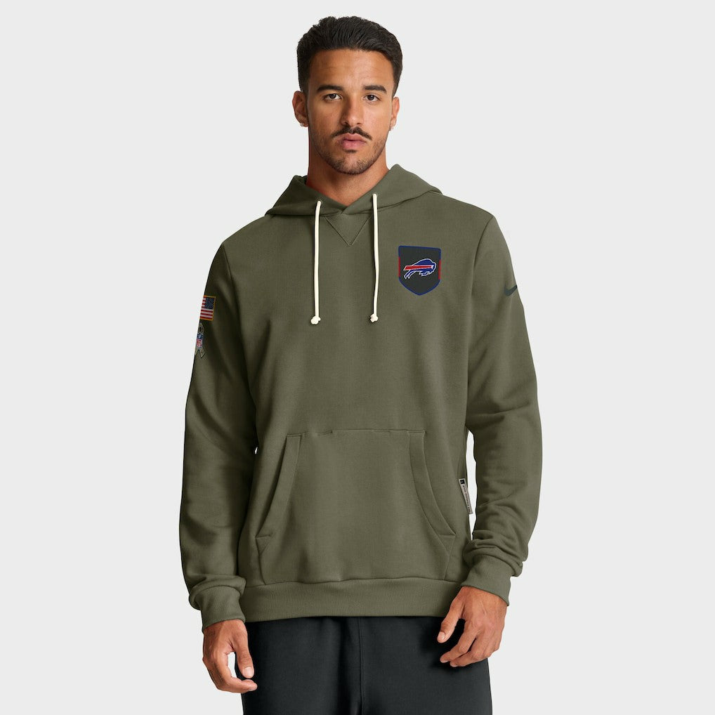 Buffalo Bills 2025 Salute to Service Sideline Standard Issue Dri-FIT Hoodie - Olive | Nike outlet