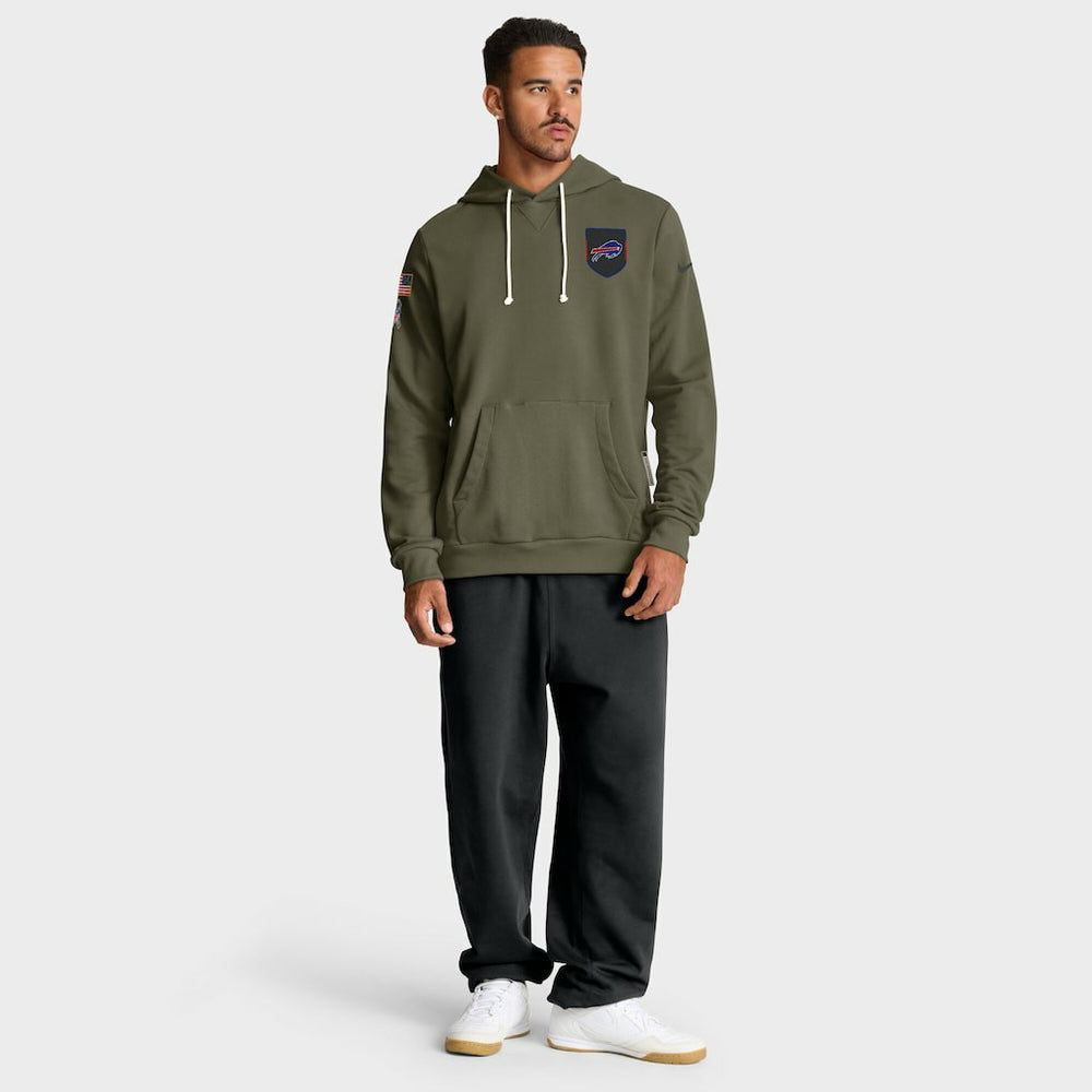 Buffalo Bills 2025 Salute to Service Sideline Standard Issue Dri-FIT Hoodie - Olive | Nike outlet