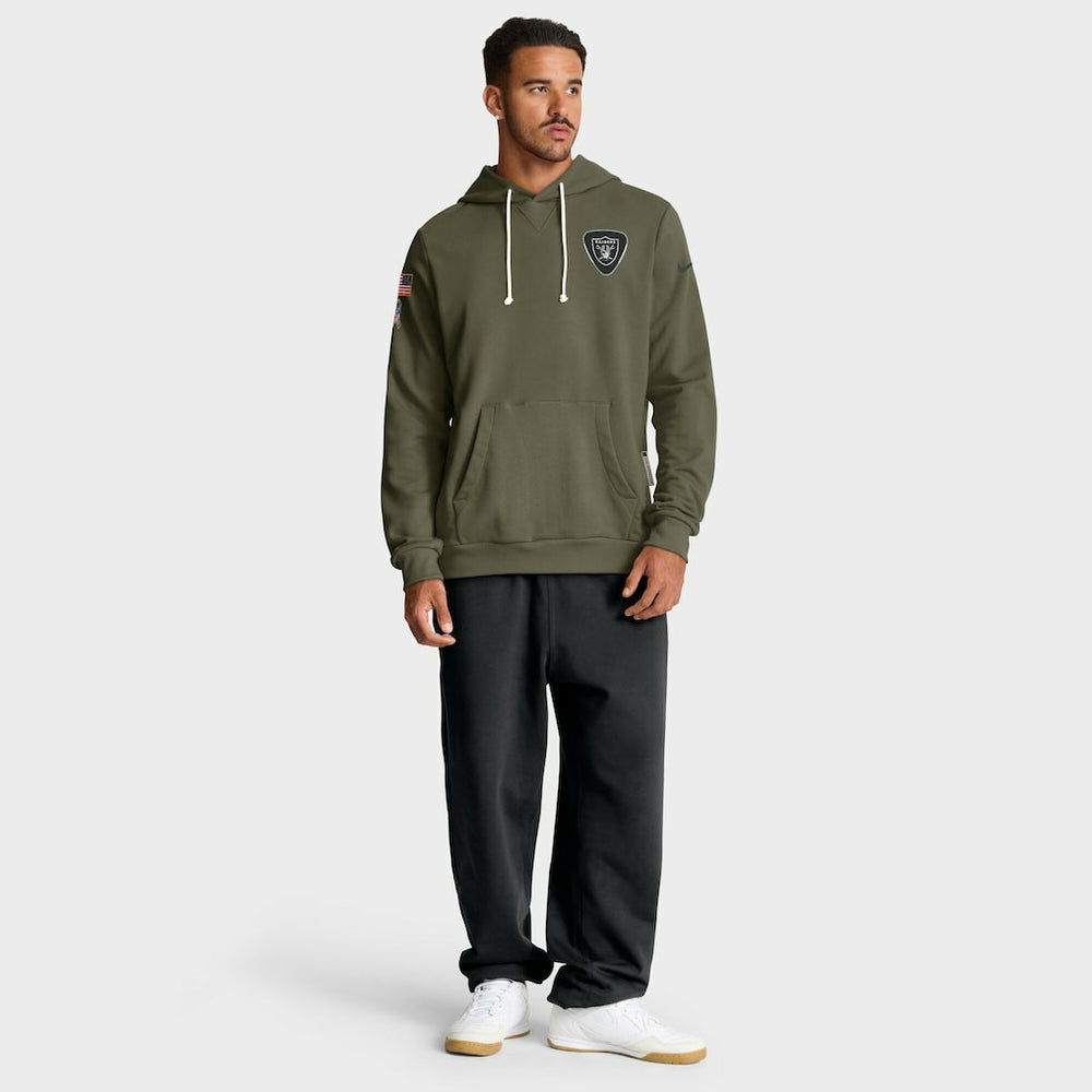 Las Vegas Raiders 2025 Salute to Service Sideline Standard Issue Dri-FIT Hoodie - Olive | Nike sale