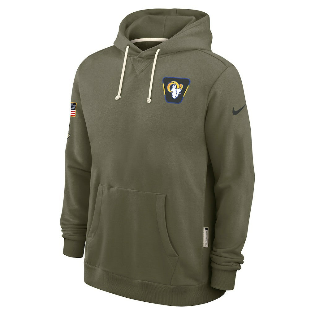 Los Angeles Rams 2025 Salute to Service Sideline Standard Issue Dri-FIT Hoodie - Olive | Nike online