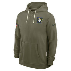 Los Angeles Rams 2025 Salute to Service Sideline Standard Issue Dri-FIT Hoodie - Olive | Nike online