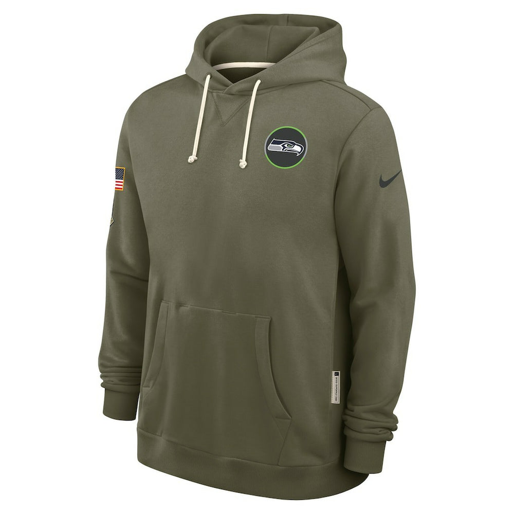 Seattle Seahawks 2025 Salute to Service Sideline Standard Issue Dri-FIT Hoodie - Olive | Nike discount