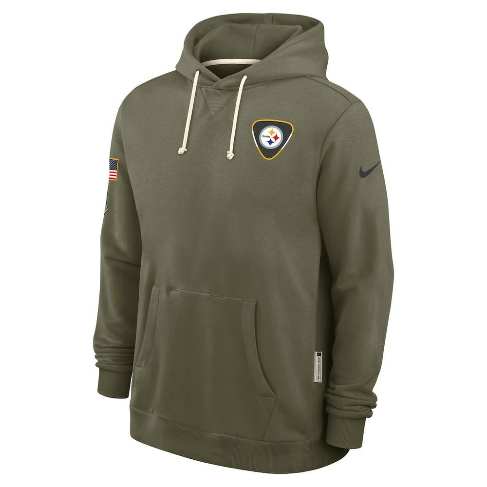 Pittsburgh Steelers 2025 Salute to Service Sideline Standard Issue Dri-FIT Hoodie - Olive | Nike sale