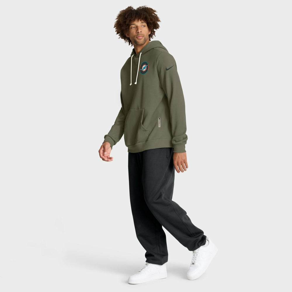 Miami Dolphins 2025 Salute to Service Sideline Standard Issue Dri-FIT Hoodie - Olive | Nike cheap