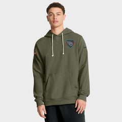 Tennessee Titans 2025 Salute to Service Sideline Standard Issue Dri-FIT Hoodie - Olive | Nike cheap