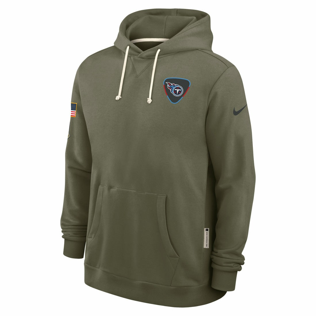Tennessee Titans 2025 Salute to Service Sideline Standard Issue Dri-FIT Hoodie - Olive | Nike cheap