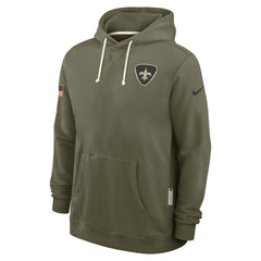 New Orleans Saints 2025 Salute to Service Sideline Standard Issue Dri-FIT Hoodie - Olive | Nike on sale
