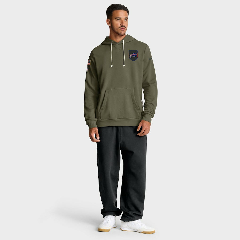 Buffalo Bills Big & Tall 2025 Salute to Service Sideline Dominant Force Dri-FIT Hoodie - Olive | Nike online