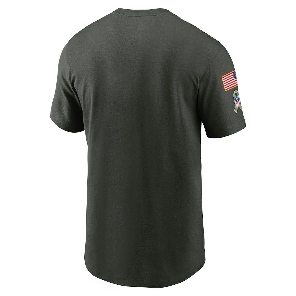 Philadelphia Eagles Big & Tall 2025 Salute to Service Sideline Edge Dri-FIT T-Shirt - Forest Green | Nike outlet