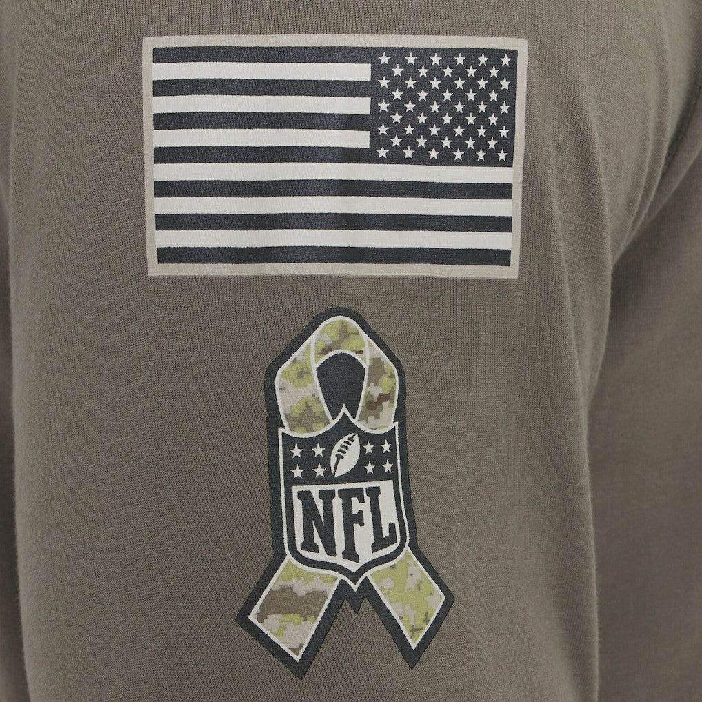 Miami Dolphins 2025 Salute to Service Sideline Long Sleeve T-Shirt - Olive | Nike on sale