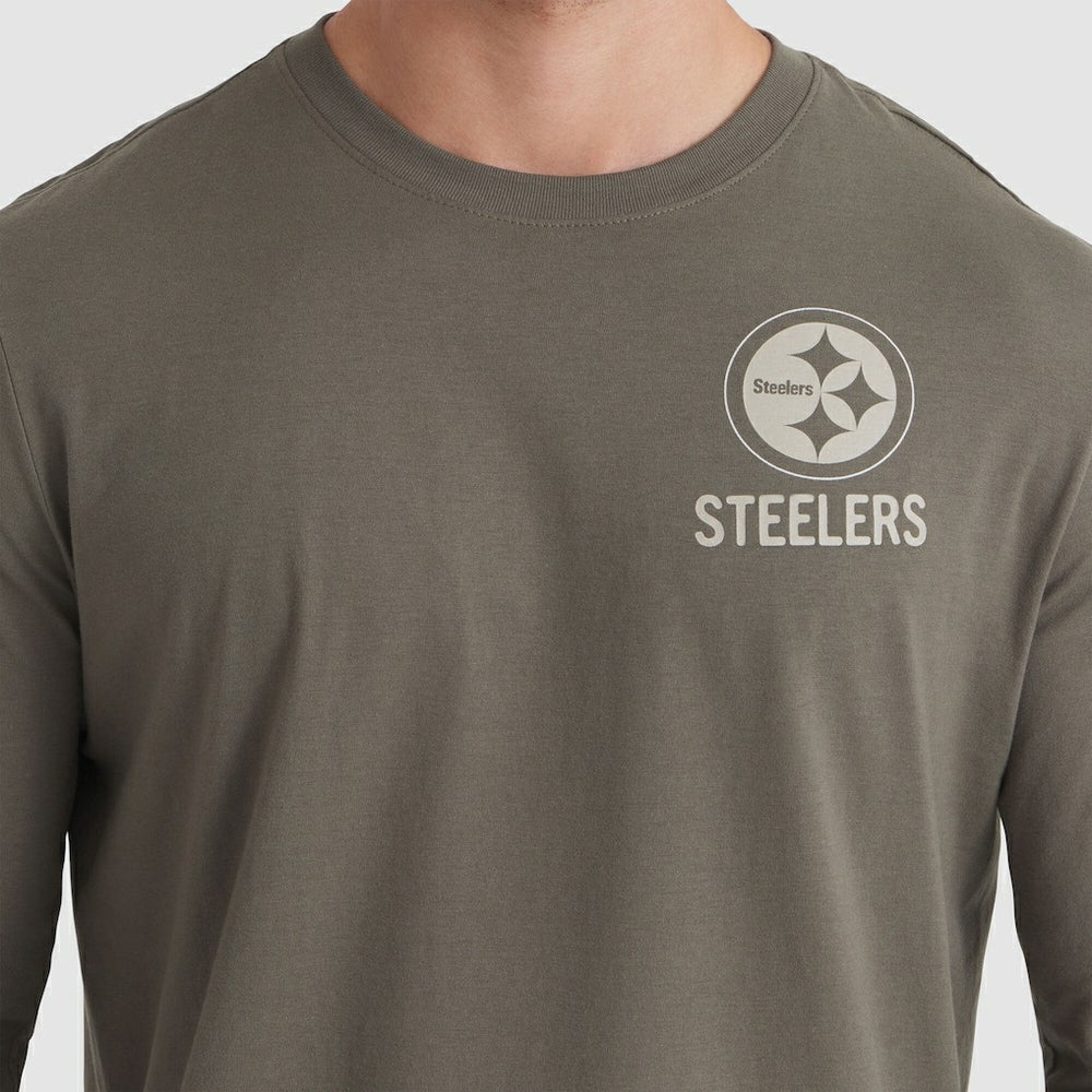 Pittsburgh Steelers 2025 Salute to Service Sideline Long Sleeve T-Shirt - Olive | Nike outlet