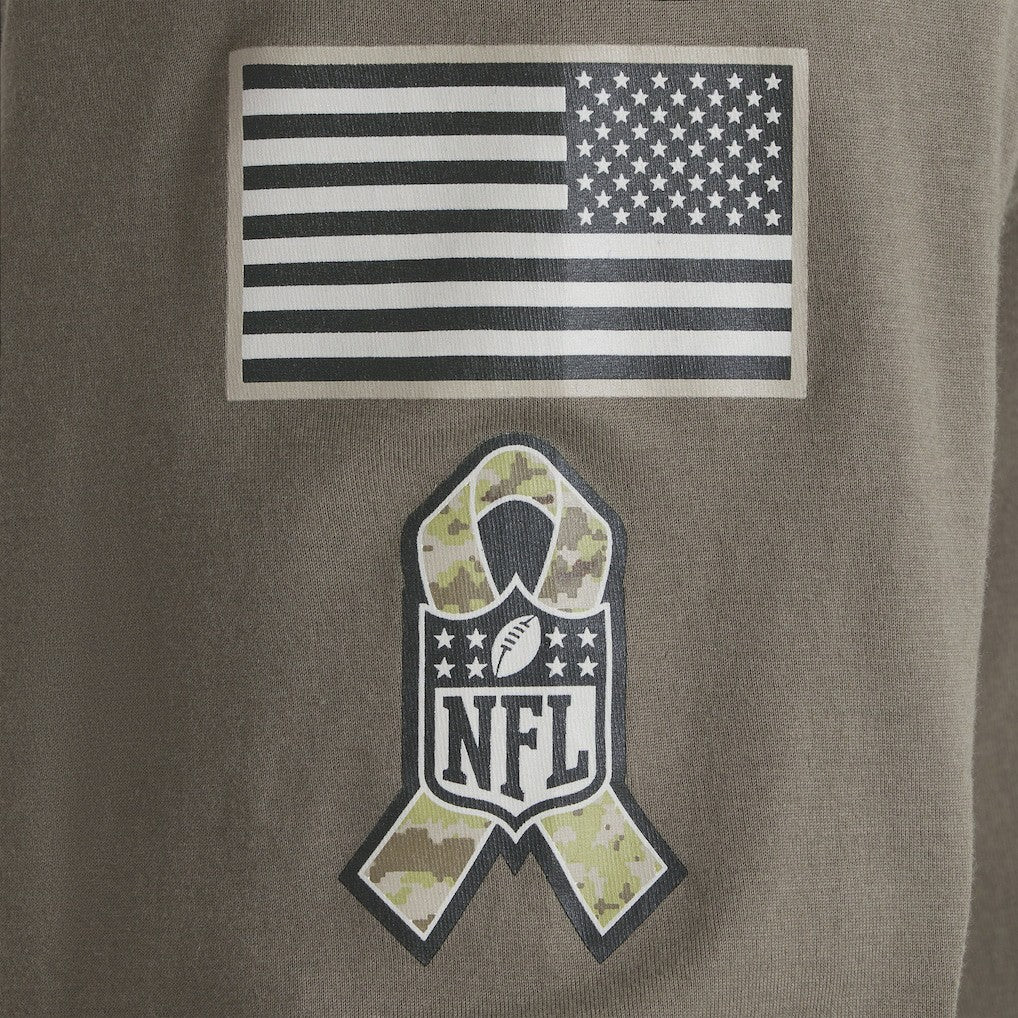 Pittsburgh Steelers 2025 Salute to Service Sideline Long Sleeve T-Shirt - Olive | Nike outlet