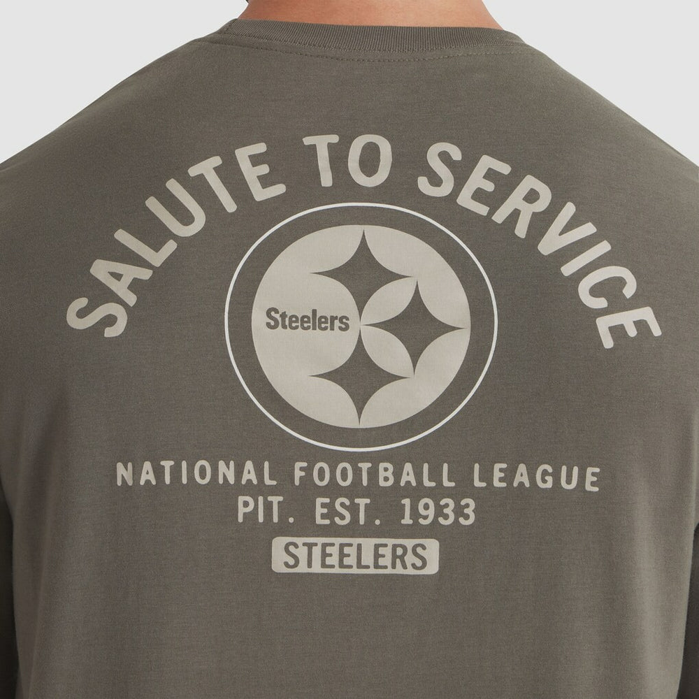 Pittsburgh Steelers 2025 Salute to Service Sideline Long Sleeve T-Shirt - Olive | Nike outlet