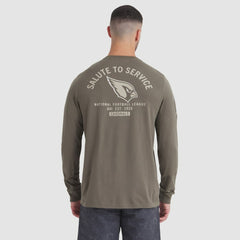 Arizona Cardinals 2025 Salute to Service Sideline Long Sleeve T-Shirt - Olive | Nike on sale