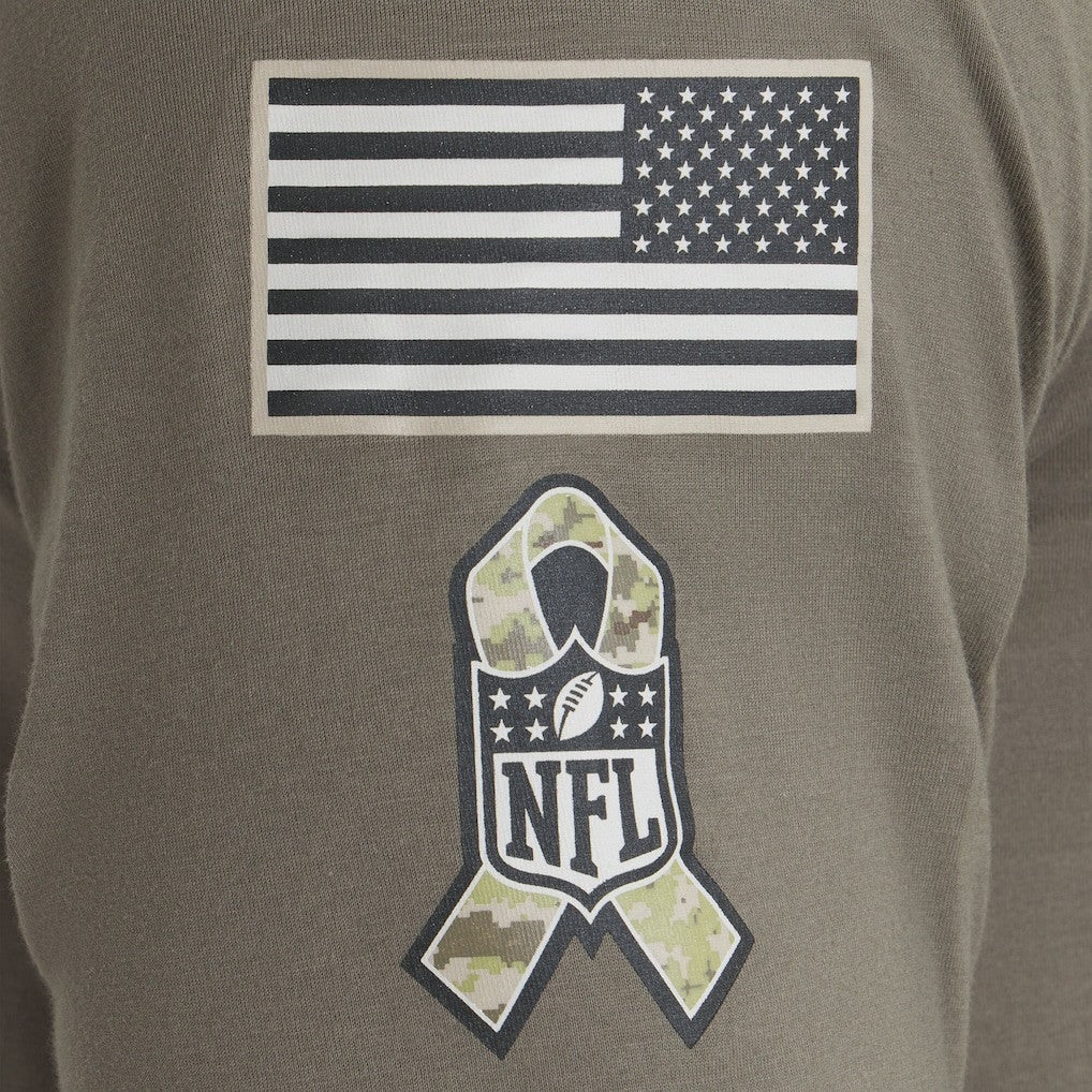Arizona Cardinals 2025 Salute to Service Sideline Long Sleeve T-Shirt - Olive | Nike on sale