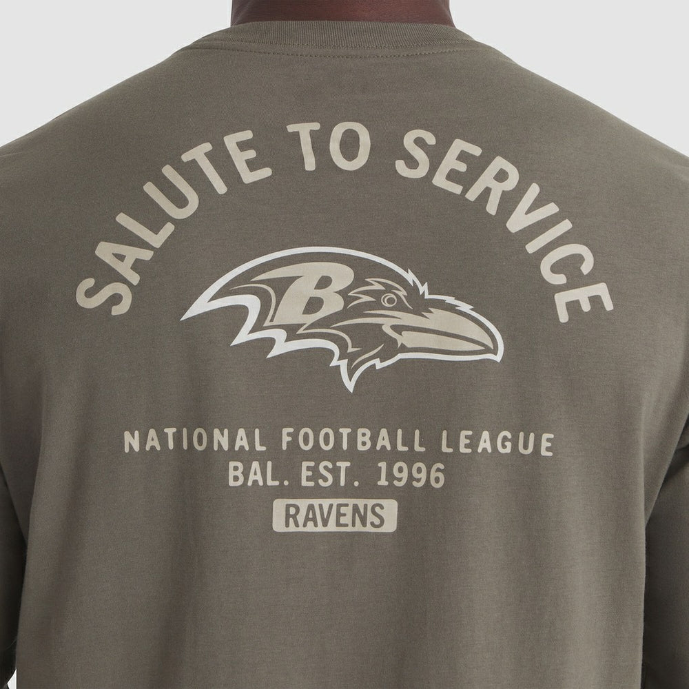 Baltimore Ravens 2025 Salute to Service Sideline Long Sleeve T-Shirt - Olive | Nike sale