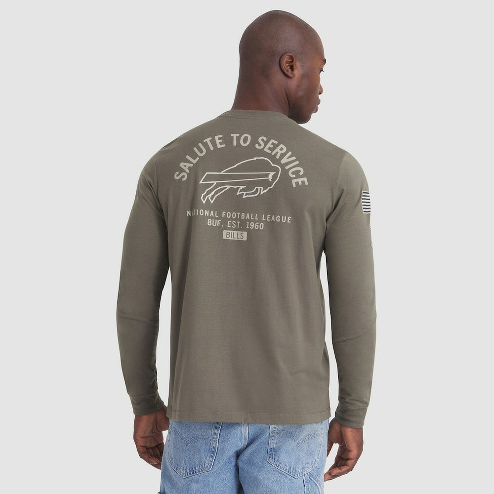 Buffalo Bills 2025 Salute to Service Sideline Long Sleeve T-Shirt - Olive | Nike sale