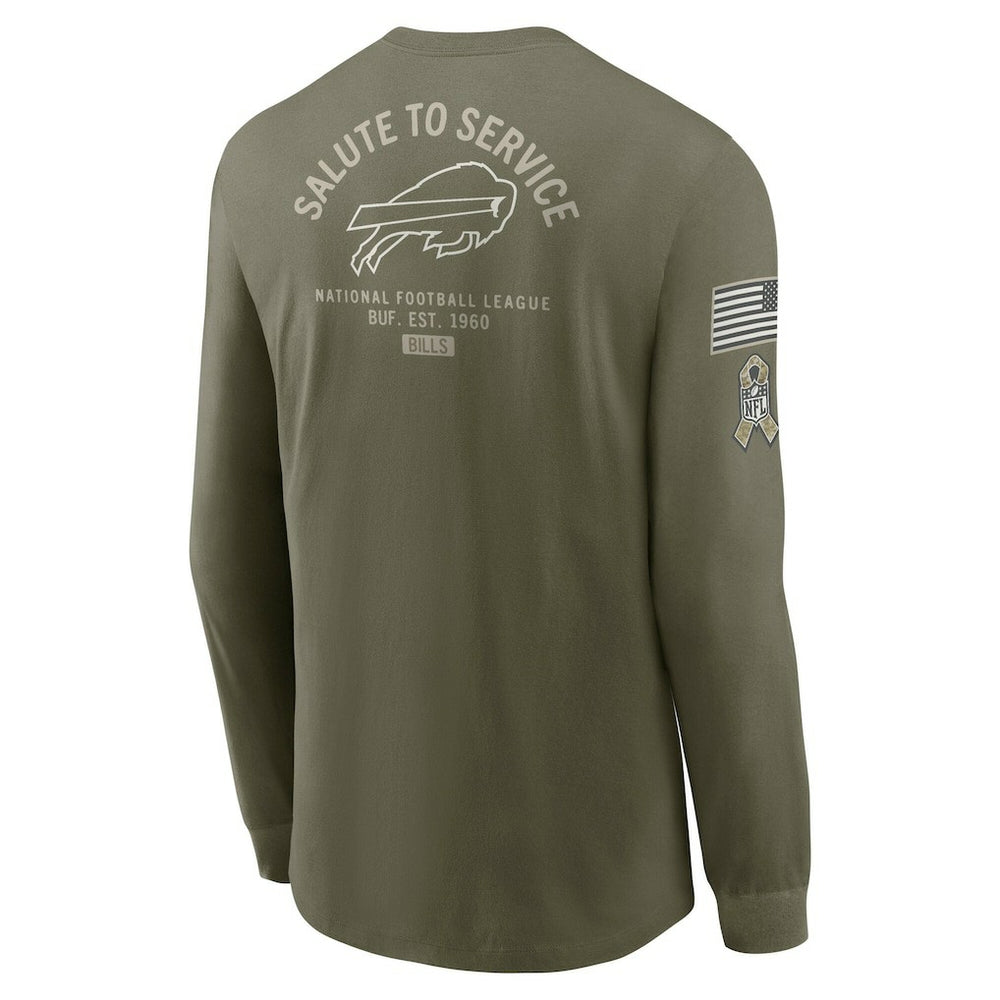 Buffalo Bills 2025 Salute to Service Sideline Long Sleeve T-Shirt - Olive | Nike sale