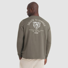 Chicago Bears 2025 Salute to Service Sideline Long Sleeve T-Shirt - Olive | Nike online