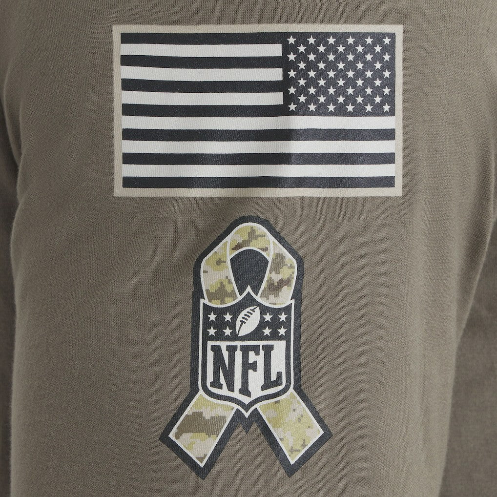Chicago Bears 2025 Salute to Service Sideline Long Sleeve T-Shirt - Olive | Nike online